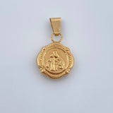 Dije Virgen Del Carmen 1.05gr / 2.4cm / Oro Amarillo 18K &
