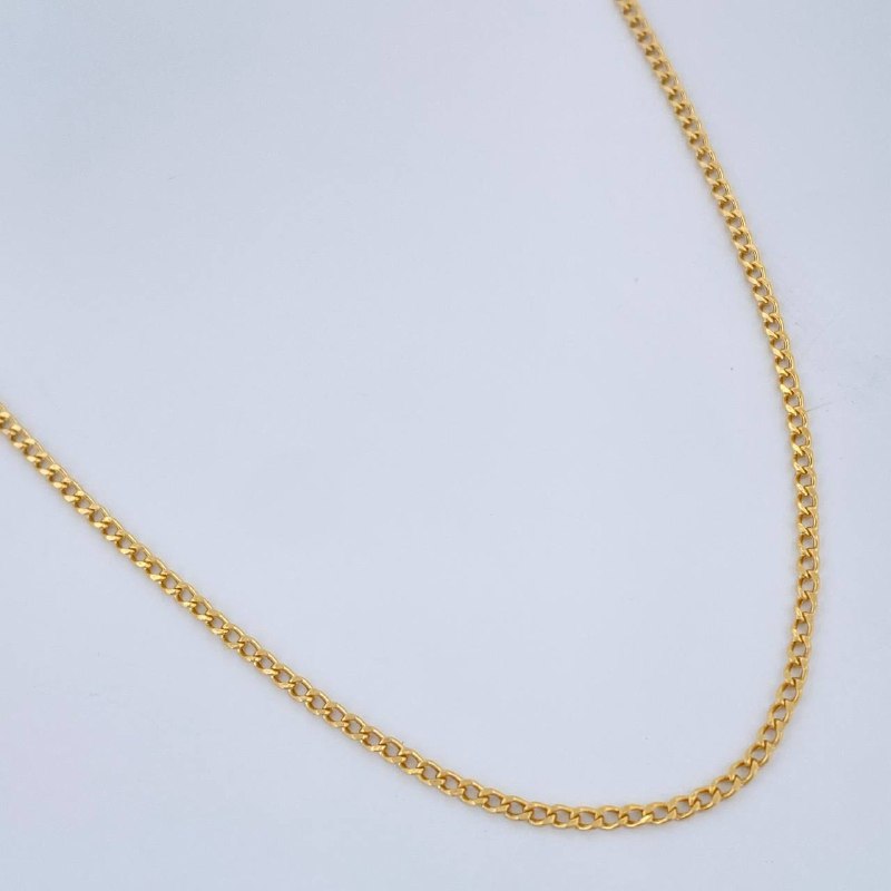Cadena Mini Cubana 1.15gr / 44.5cm / Oro Amarillo +1 18K $