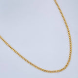 Cadena Mini Cubana 1.2gr / 44.5cm / Oro Amarillo +1 18K $