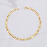 Pulso Cubano 1.6g / 18.9cm / 3.2mm Oro Amarillo 18K