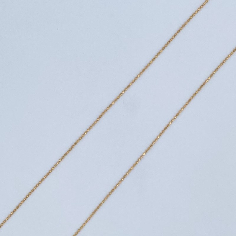 Set Cadena y Dije Militar + Infinito 2gr / Oro Amarillo 18K (Oferta) $