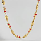 Cadena Rustica Corona 15.05 g / 62.3 cm / 3.8 mm Oro Amarillo 18K