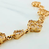 Pulso Trebol Gota 12.8 g / 20.6 cm / 9.4 mm Oro Amarillo 18K