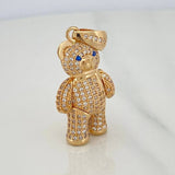 Dije Oso Bufanda Articulado 9.6 g / 3.8 cm Oro Amarillo 18K