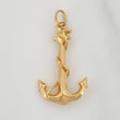 Dije Ancla Lazo 2.1 g / 3.4 cm Oro Amarillo 18K