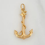 Dije Ancla Lazo 2.1 g / 3.4 cm Oro Amarillo 18K