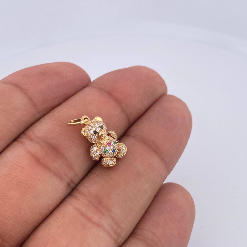 Dije Oso Articulado 2.6gr / 2cm / Oro 18K &