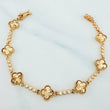 Pulso Tennis Trebol 10.35 g / 18.3 cm / 2.6 mm Oro Amarillo 18K