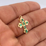 Dije Cruz Plana 1.15gr / 2.6cm / Oro Amarillo 18K &