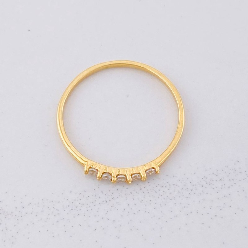 Anillo Churumbela 1.2g / T8 Oro Amarillo 18K