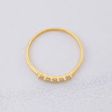 Anillo Churumbela 1.2g / T8 Oro Amarillo 18K