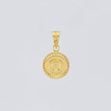 Dije Circulo Letra O 0.6g / 1.7cm Oro Amarillo 18K