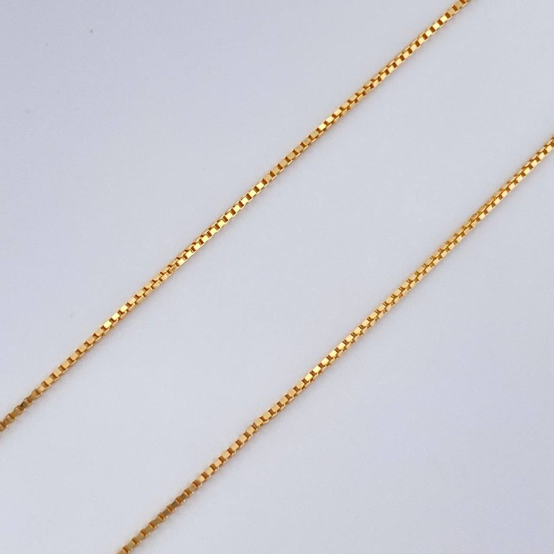 Set Cadena y Dije Veneciana + Virgen De Guadalupe 1.45gr / Oro Amarillo 18K (Oferta) $