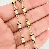 Pulso Rustico Tornillo 4.45 g / 20 cm / 4.1 mm Oro Amarillo 18K