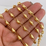 Cadena Rustica X 14 g / 62 cm / 4 mm Oro Amarillo 18K