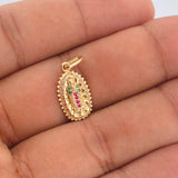 Dije Virgen De Guadalupe 1.5gr / 2.3cm / Oro Amarillo 18K &