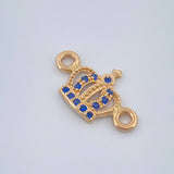 Herraje Corona 0.6gr / 1.5cm / Oro Amarillo 18K &