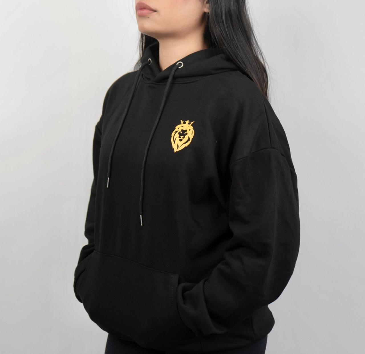 Buzo hoodie Gold Lovers negro
