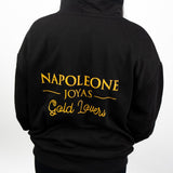 Buzo hoodie Gold Lovers negro