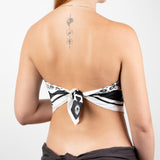 Pañoleta bandana Gold Lovers blanca
