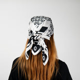 Pañoleta bandana Gold Lovers blanca