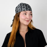 Pañoleta bandana Gold Lovers negra