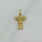Dije Cruz Cristo Milagroso 2.15 g / 2.6 cm Oro Amarillo 18K