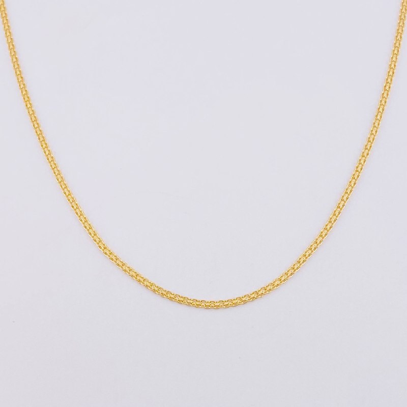 Cadena China 2.7g / 45cm / 2.2mm Oro Amarillo 18K