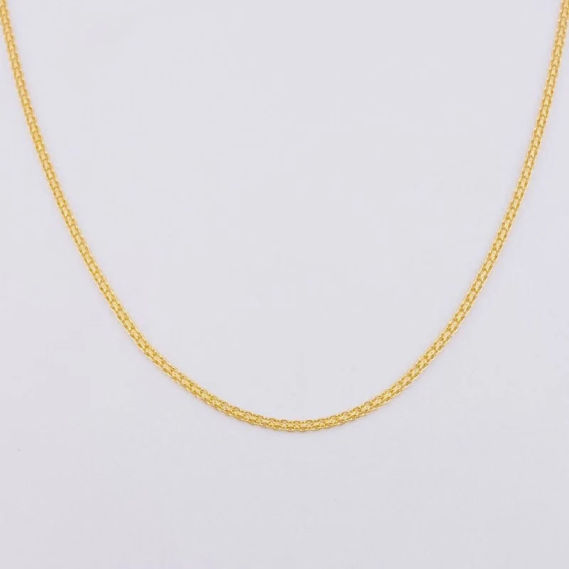Cadena China 2.35g / 60cm / 0.6mm Oro Amarillo 18K