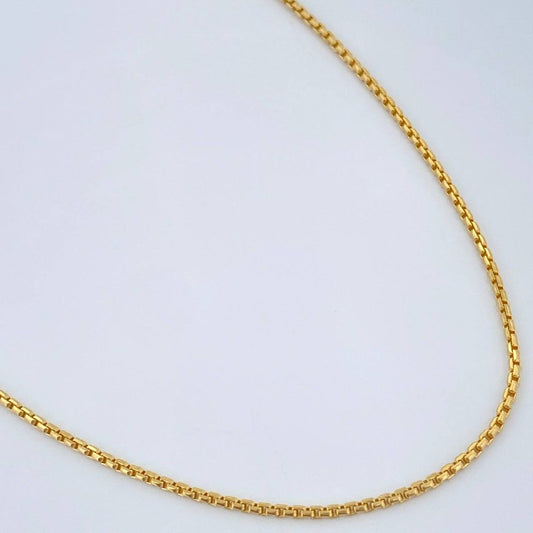 Cadena Veneciana 4.05gr / 60.3cm / Oro Amarillo +3 18K %
