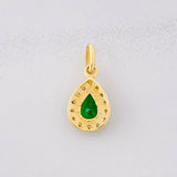 Dije Lagrima 1.5g / 2cm Oro Amarillo 18K