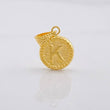 Dije Circulo Letra K 0.6g / 1.7cm Oro Amarillo 18K