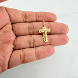 Dije Cruz Cristo Milagroso 2.15 g / 2.6 cm Oro Amarillo 18K