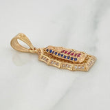 Dije Virgen Guadalupe 3.25 g / 3.2 cm Oro Amarillo 18K
