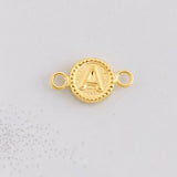 Herraje Circulo Letra A 0.4g / 1.5cm Oro Amarillo 18K