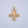 Dije Avion 2.75gr / 2.9cm / Oro Amarillo 18K $