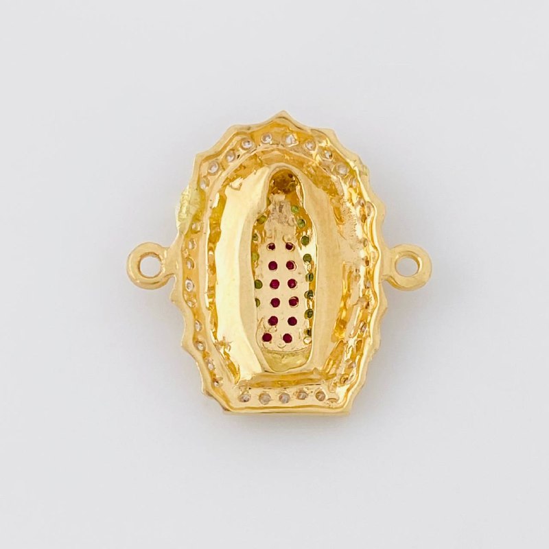 Herraje Virgen de Guadalupe 3.25g / 2cm Oro Amarillo 18K