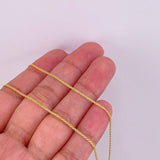Cadena China 3.85g / 60cm / 1.65mm Oro Amarillo 18K
