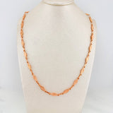 Cadena Rustica Eslabon 8.35 g / 51 cm / 4 mm Oro Rosa 18K