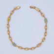 Tobillera Rustica Tribal 6.55gr / 26cm / Oro 18K &