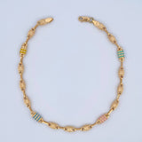 Tobillera Rustica Tribal 6.55gr / 26cm / Oro 18K &