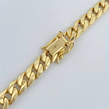 Cadena Cubana 12.9gr / 61.5cm / Oro Amarillo +1 14K Italy &