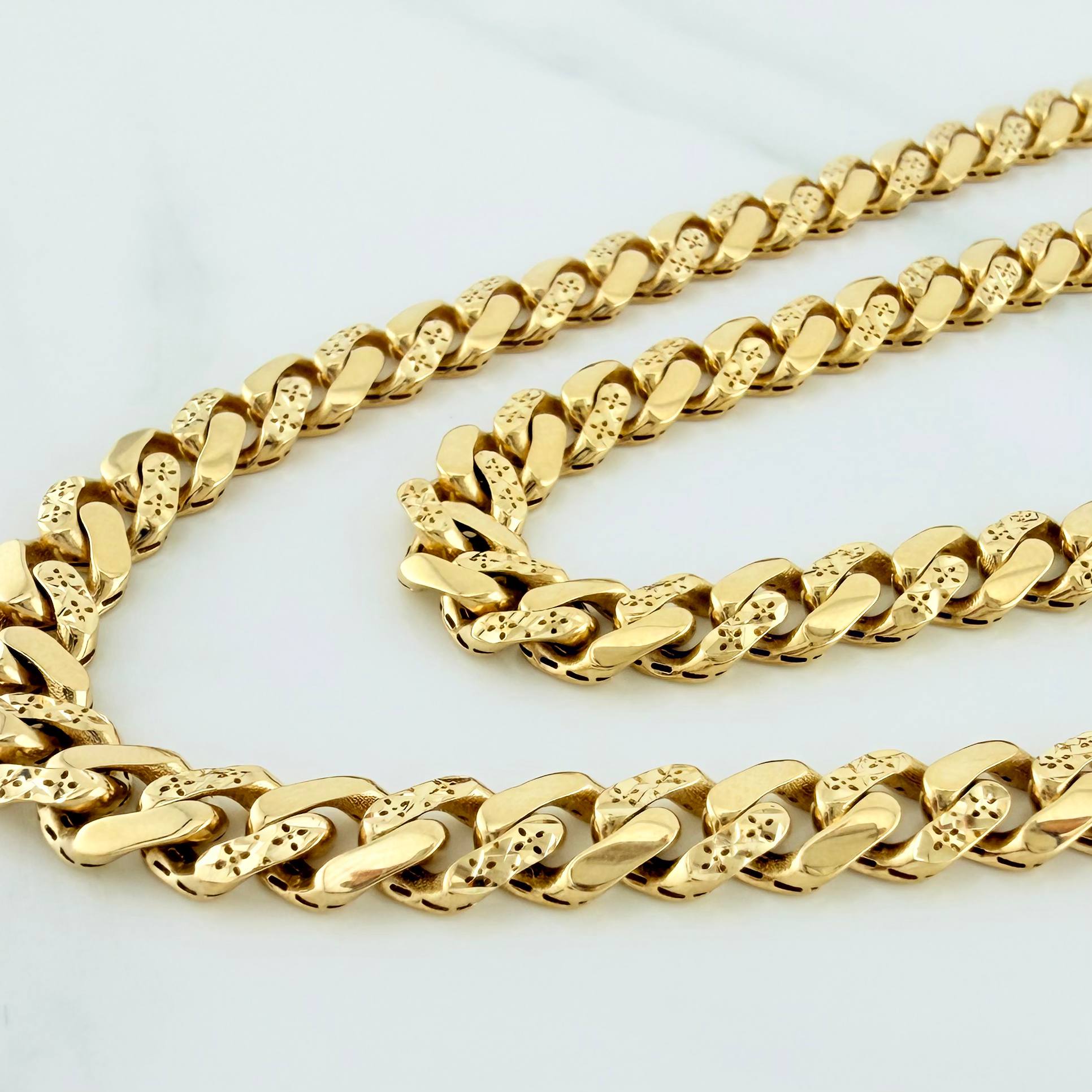 Cadena Cubana Monaco 24.15 g / 61.5 cm / 6.3 mm Oro Amarillo 18K