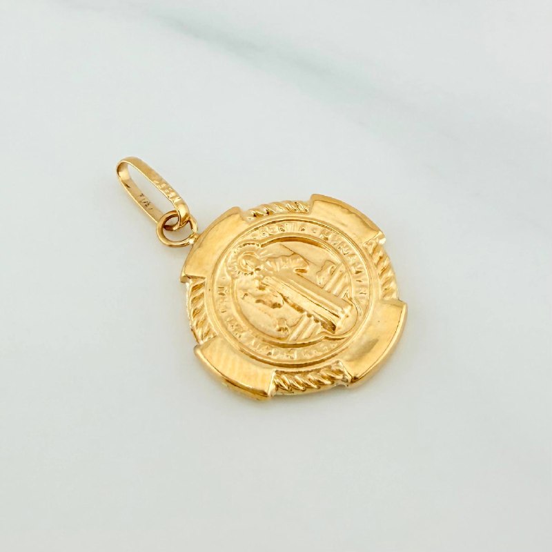Dije San Benito 2.05 g / 3 cm Oro Amarillo 18K