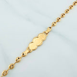 Pulso Bebé Gc Placa Nube 1.8 g / 15.1 cm / 3.35 mm Oro Amarillo 18K