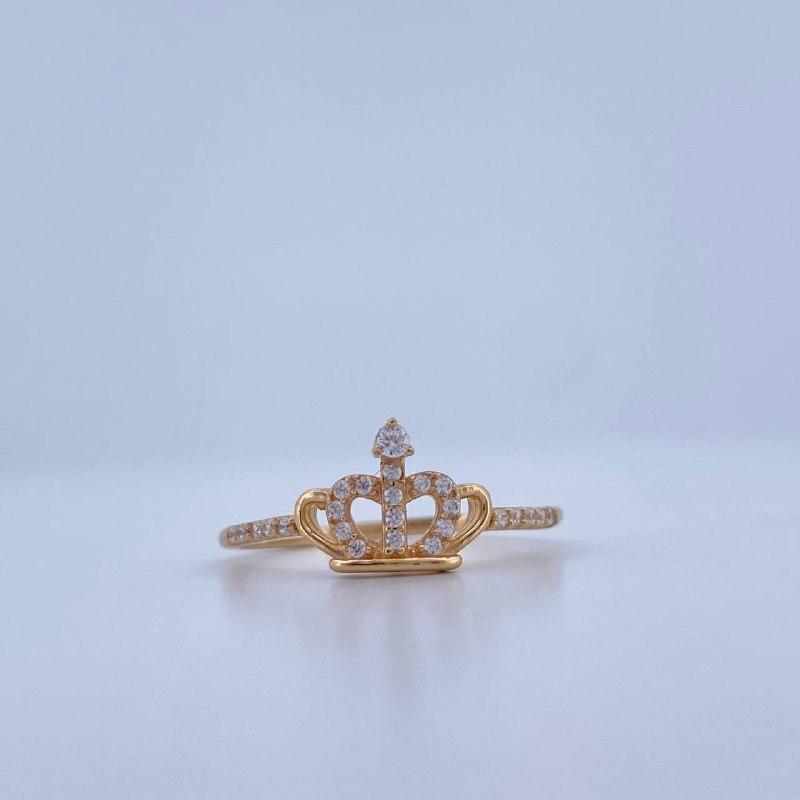 Anillo Tiara 1.55gr / T7 3/4 / Oro Amarillo 18K &