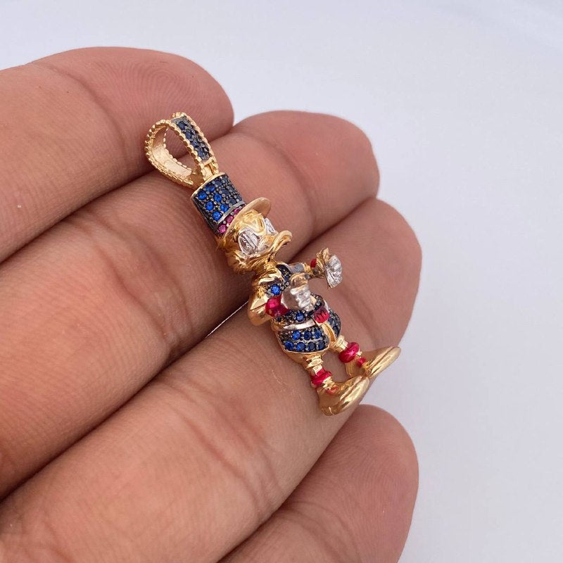 Dije Pato Furioso 5.65gr / 4cm / Oro 18K &