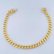 Pulso Cubana 6.1gr / 20.6cm / Oro Amarillo +1 14K Italy $