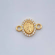 Herraje Virgen De Guadalupe 0.65gr / 1.4cm / Oro Amarillo 18K &