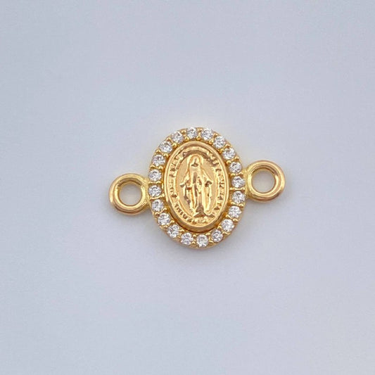 Herraje Virgen De Guadalupe 0.65gr / 1.4cm / Oro Amarillo 18K &